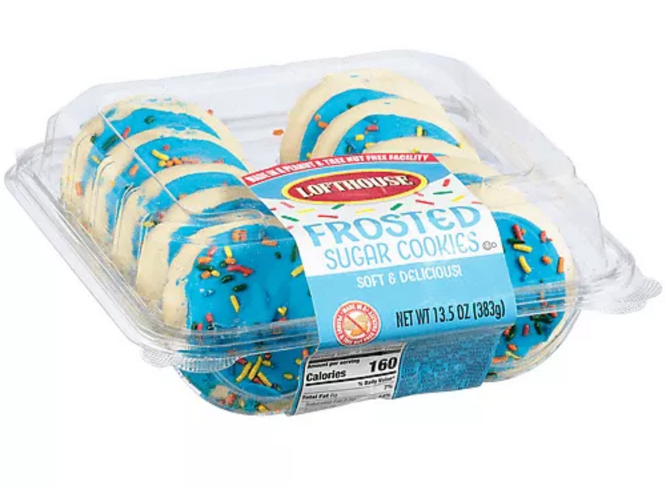 Lofthouse Blue Frosting Sugar Cookies , 13.5 oz