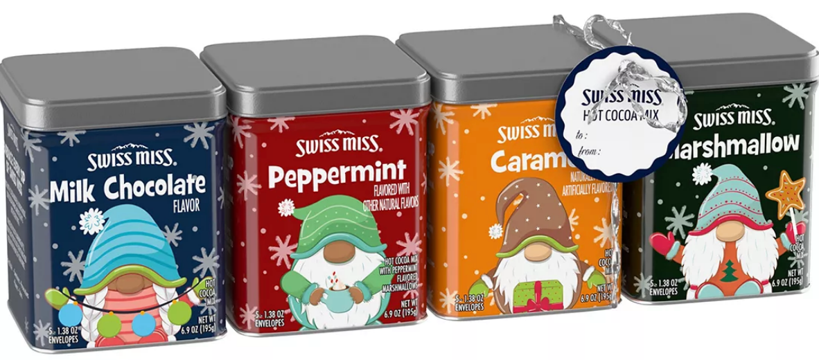 Swiss Miss Cocoa Gift Set, 4-Pack , 4 x 6.9 oz