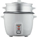 Brentwood 10 Cup Rice Cooker and Food Steamer, White, Model #TS-380S