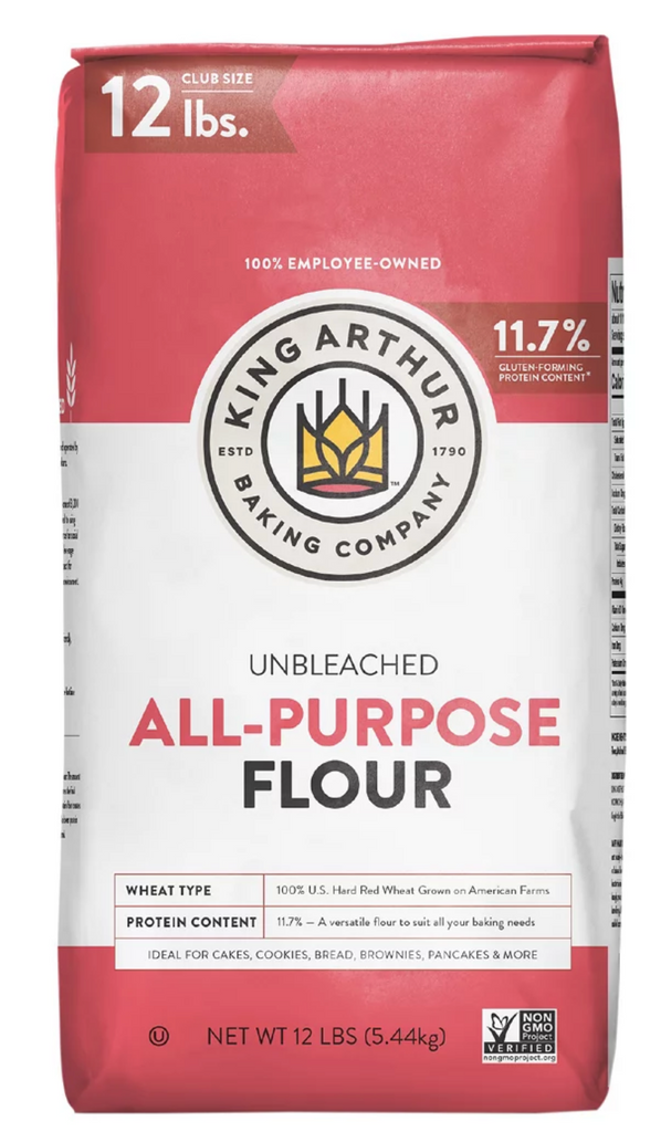 King Arthur All Purpose Unbleached Flour 12 lbs —