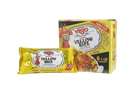 Vigo Saffron Yellow Rice , 6 lbs