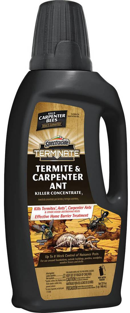 Spectracide Terminate Termite & Carpenter Ant Killer Concentrate, 32 oz