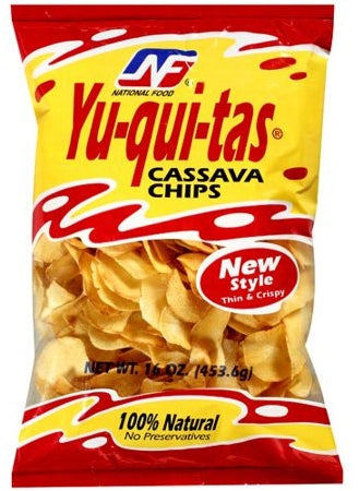 National Food Yuquitas Cassava Chips, 16 oz