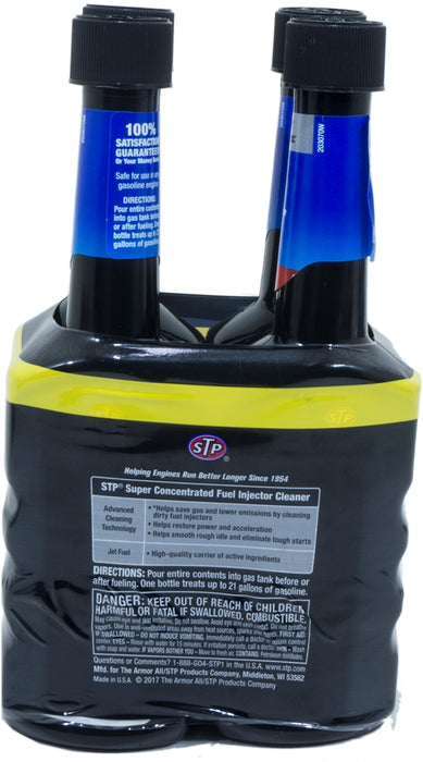 STP 4-Pack Fuel Injector Cleaner, 4 x 5.25 oz