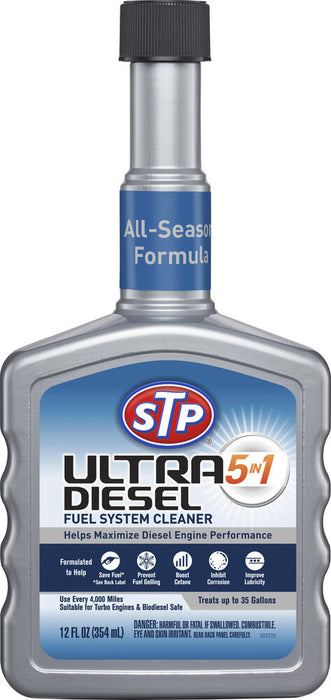 STP Ultra Diesel 5-In-1 Fuel System Cleaner Fluid , 12 oz