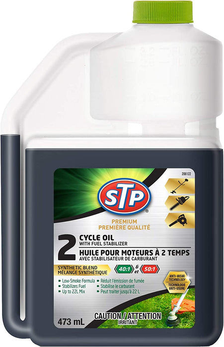 STP Premium 2-Cycle Oil With Fuel Stabilizer , 16 oz