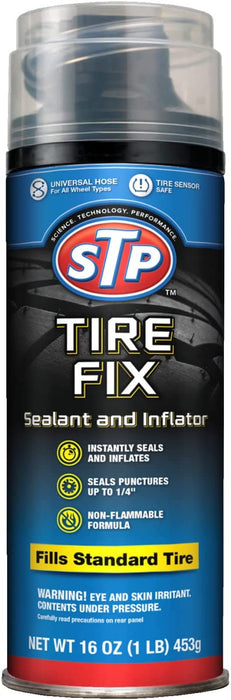 STP Car Tire Inflator & Tire Sealant Can , 16 oz