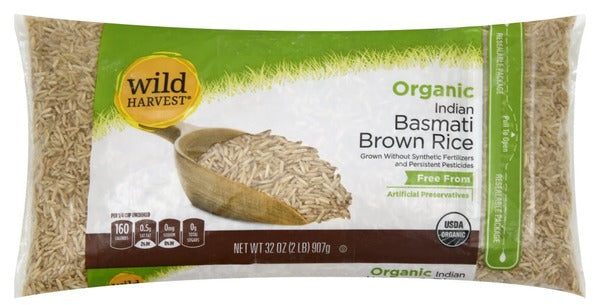 Wild Harvest Organic Indian Basmati Brown Rice, 32 oz