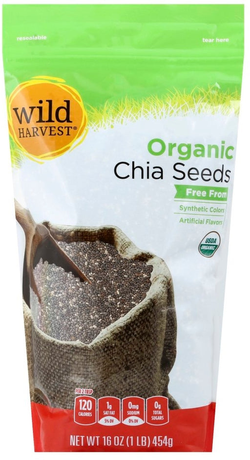 Wild Harvest Organic Chia Seeds, 454 gr