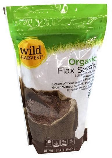 Wild Harvest Organic Flax Seeds, 454 gr