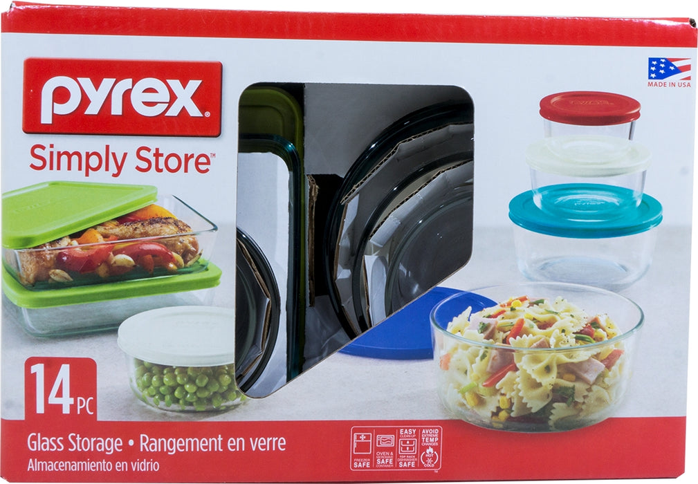 Pyrex Simply Store Set, 14 pc