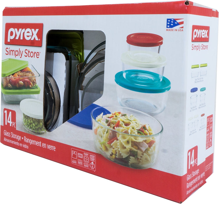 Pyrex Simply Store Set, 14 pc