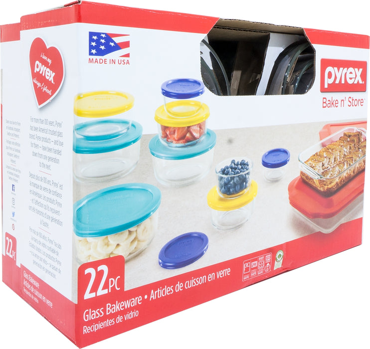 Pyrex Simply Store Set, 22 pc