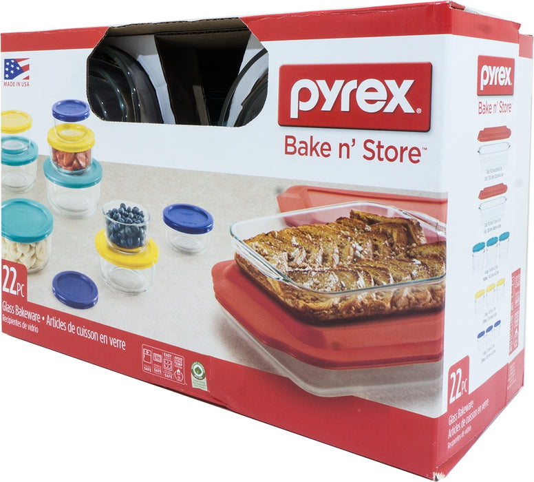 Pyrex Simply Store Set, 22 pc