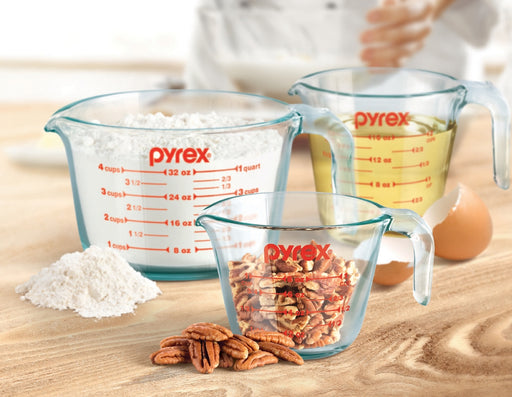 Pyrex Mesuring Cup Set, 3 pc