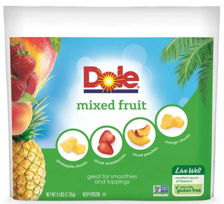 Dole Frozen Mixed Fruit , 6 lbs