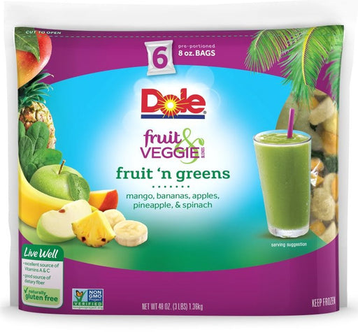 Dole Fruit & Veggie Blends Fruit 'n Greens, 1.36 kg