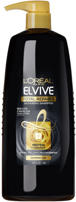 L'Oreal Paris Elvive Total Repair 5 Shampoo, 40 oz