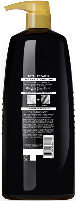 L'Oreal Paris Elvive Total Repair 5 Shampoo, 40 oz