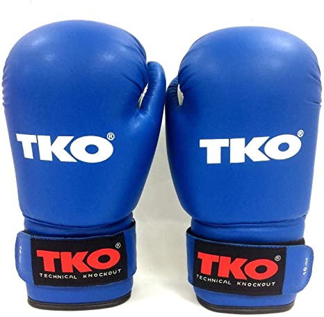 TKO Boxing Gloves For Men, Blue, 10 oz, 2 pcs