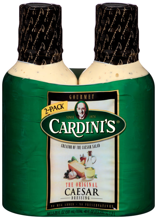 Cardini's The Original Caesar Dressing, 2 x 20 oz