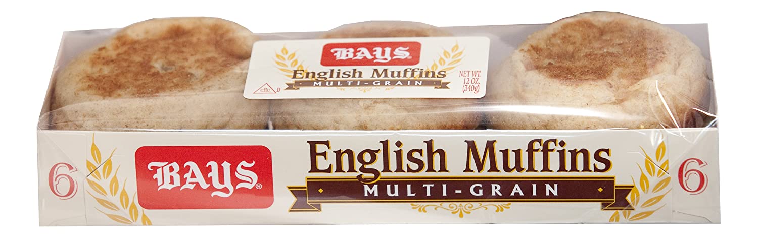 Bays Multi-Grain English Muffins, 6 ct