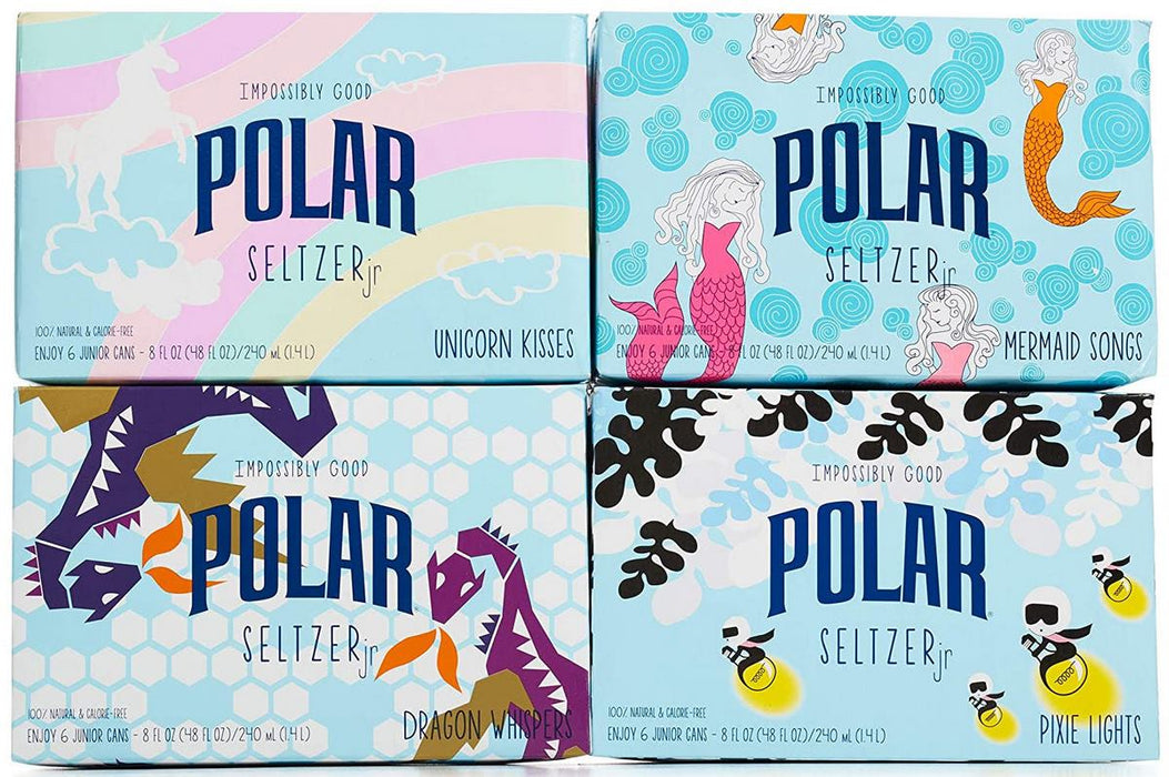 Polar Seltzer Jr. Variety Pack, 24 x 240 ml