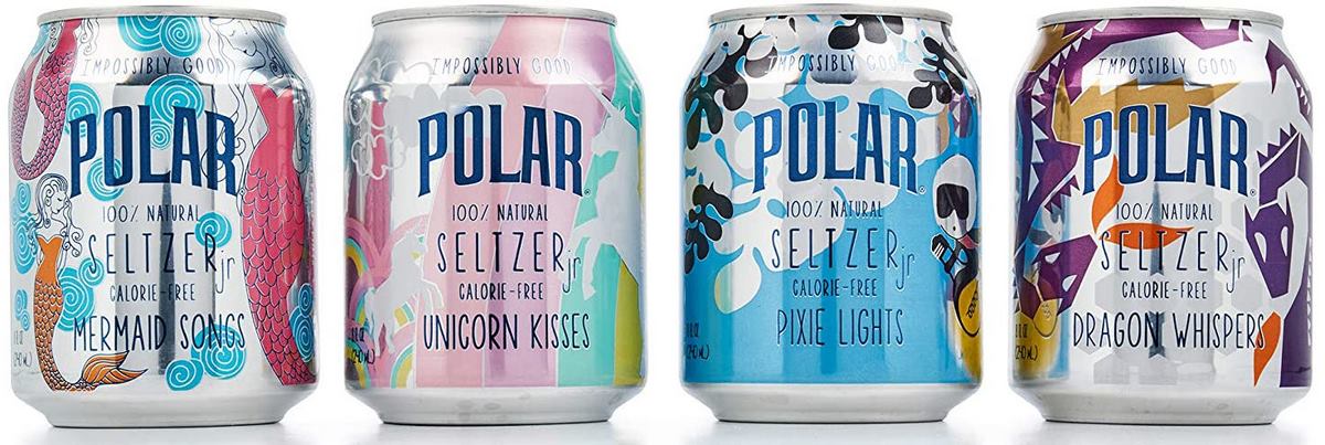 Polar Seltzer Jr. Variety Pack, 24 x 240 ml