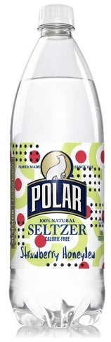 Polar Seltzer Strawberry Honeydew, 1 L