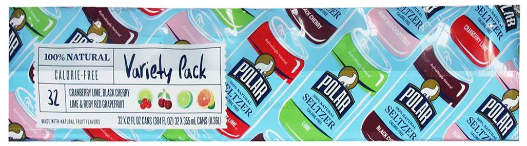 Polar Seltzer, Variety Pack , 32 x 12 oz