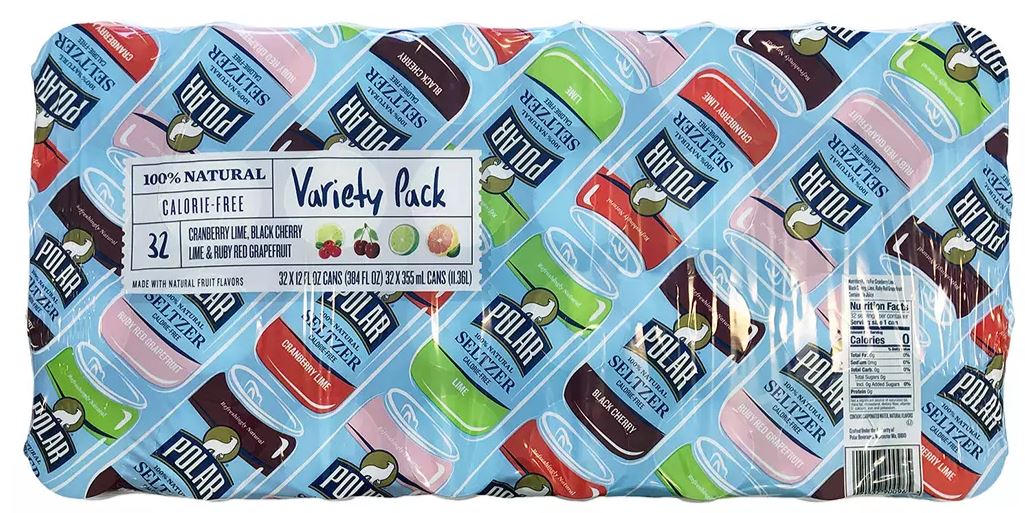 Polar Seltzer, Variety Pack , 32 x 12 oz