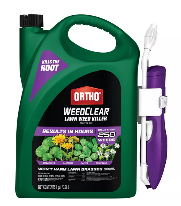 Ortho WeedClear Lawn Weed Killer Ready-To-Use With Comfort Wand, 1 gl