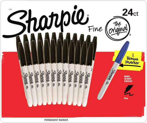 Sharpie Fine Point Permanent Marker Value Pack, 24 ct