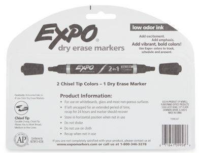 Expo Dual Ended 8 Colors Dry Erase Markers, 4 ct