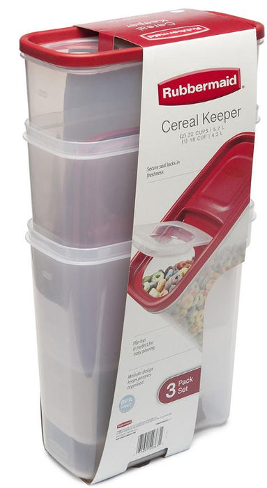 Rubbermaid Cereal Keeper, 3-Pack, 3 ct