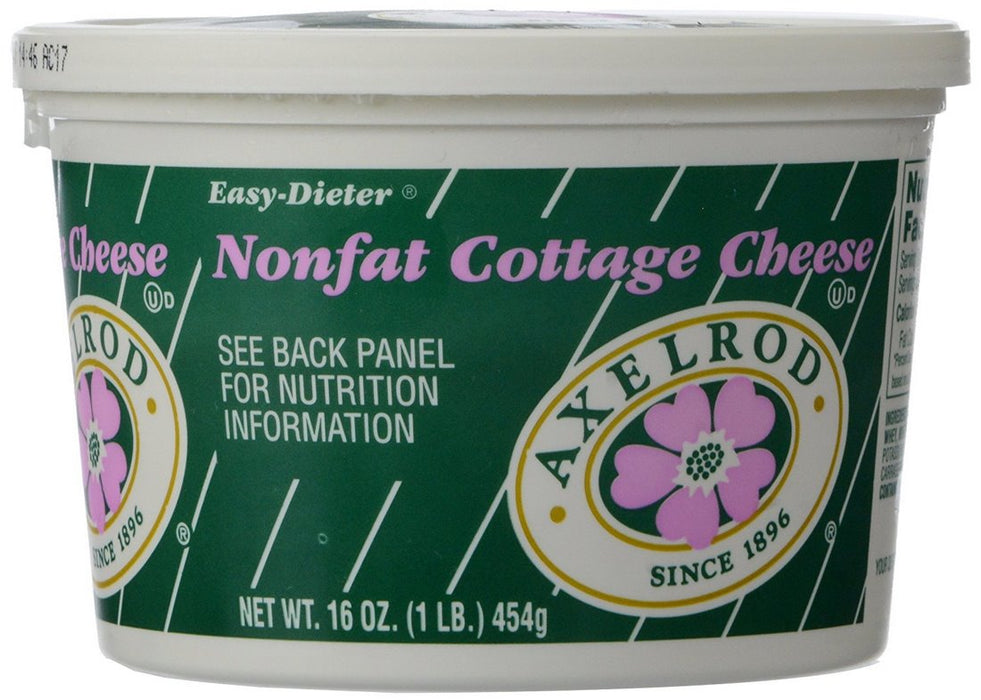 Axelrod Nonfat Plain Cottage Cheese, 16 oz