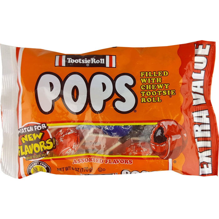 Tootsie Roll Pops, Assorted Flavors, 6 oz