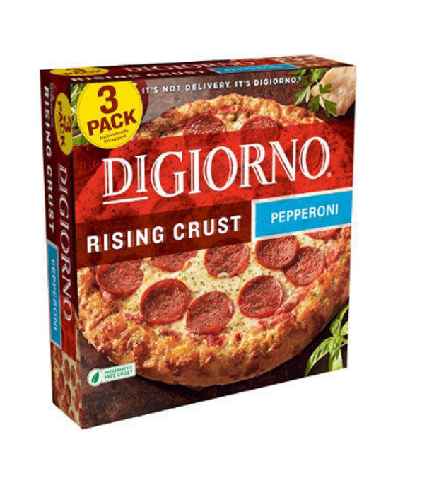 Digiorno 12" Rising Crust Pepperoni Pizza, 3-Pack, 29.6 oz