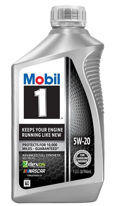 Mobil 1 Advanced Full Synthetic Motor Oil, 5W-20, 1 qt