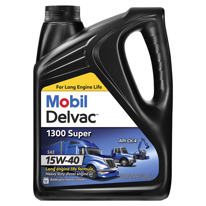 Mobil 15W-40 Delvac 1300 Super Diesel Engine Oil, 1 gal