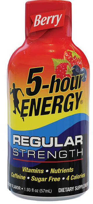 5-Hour Energy Regular Strength, Berry Flavored, 2 oz