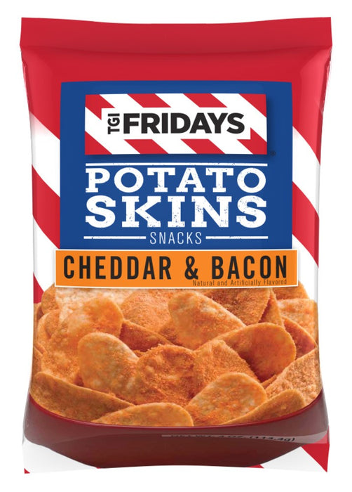 TGI Friday's Potato Skins Snacks, Cheddar & Bacon, 113 gr