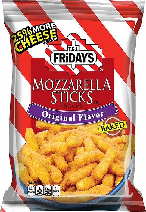 TGI Friday's Mozzarella Sticks Snacks, Original, 99 gr