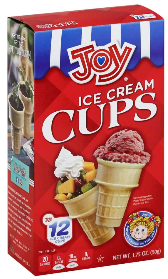 Joy Ice Cream Cups , 12 ct