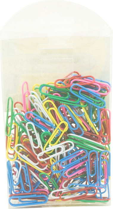 Regent Products Paper Clips in Assorted Colours, 200 ct