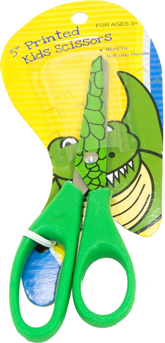 Regent Products 5 inch Printed Kids Scissors, 
