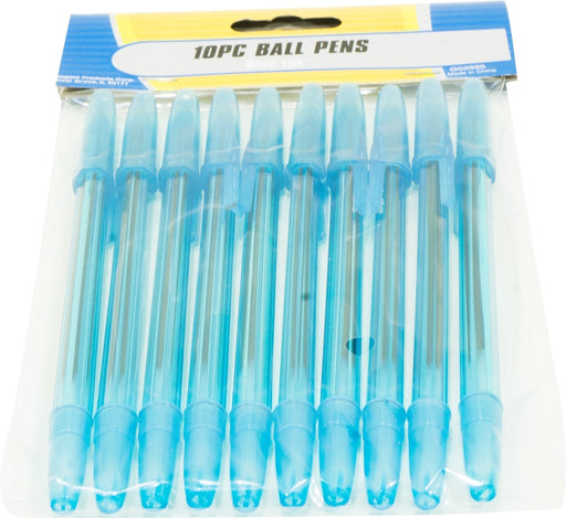 Regent Products Blue Ink Ball Pens, 10 ct