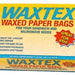 Waxtex Waxed Paper Bags, 60 ct