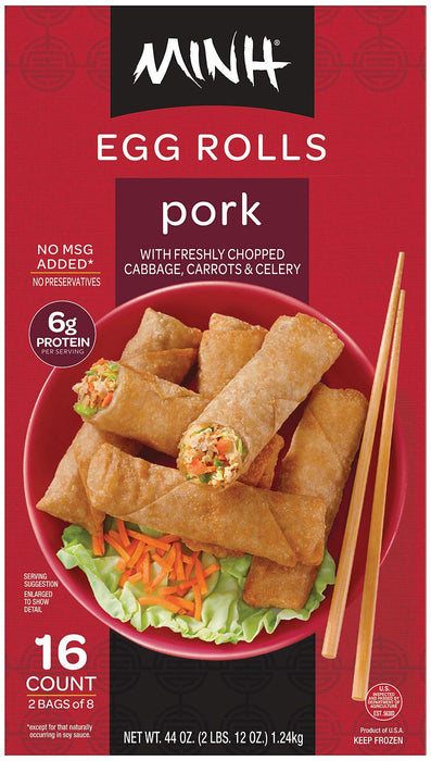 Minh Pork Egg Rolls, 16 ct