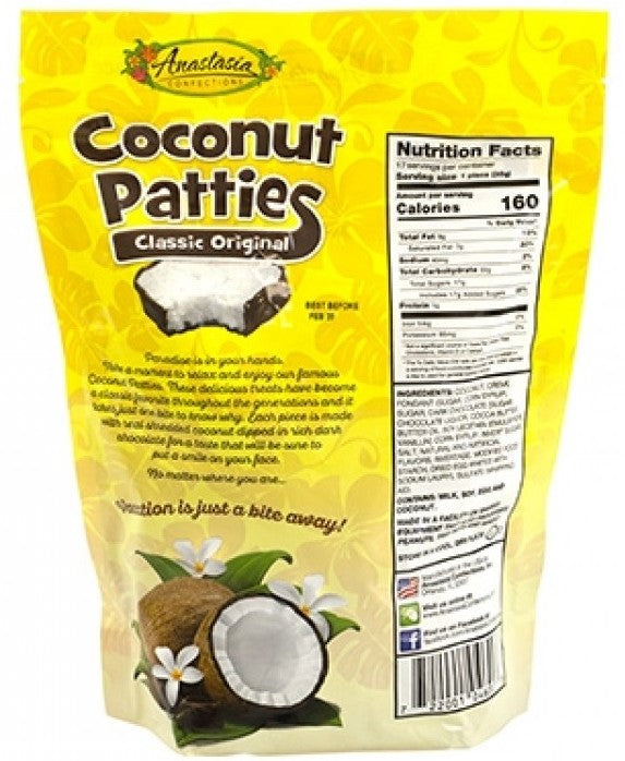 Anastasia Coconut Patties, Original, 21.25 oz